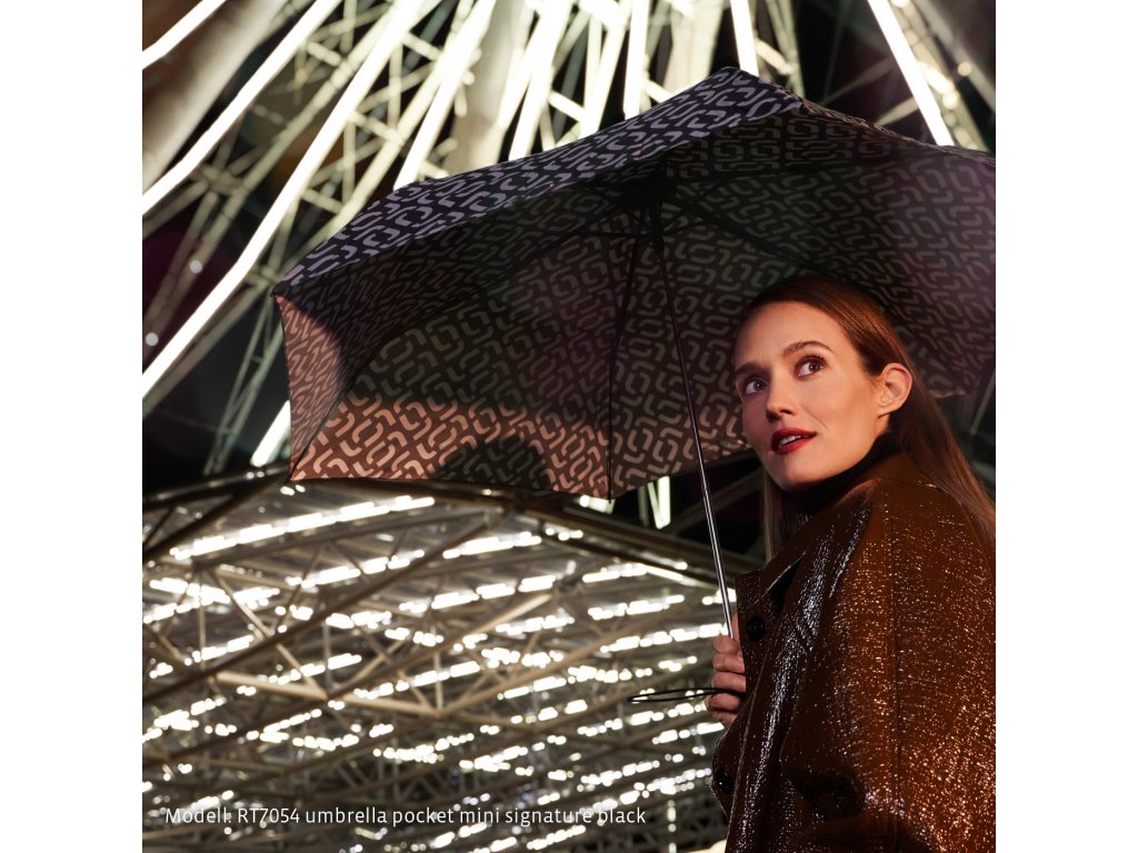 Deštník Reisenthel Umbrella pocket znaky modré