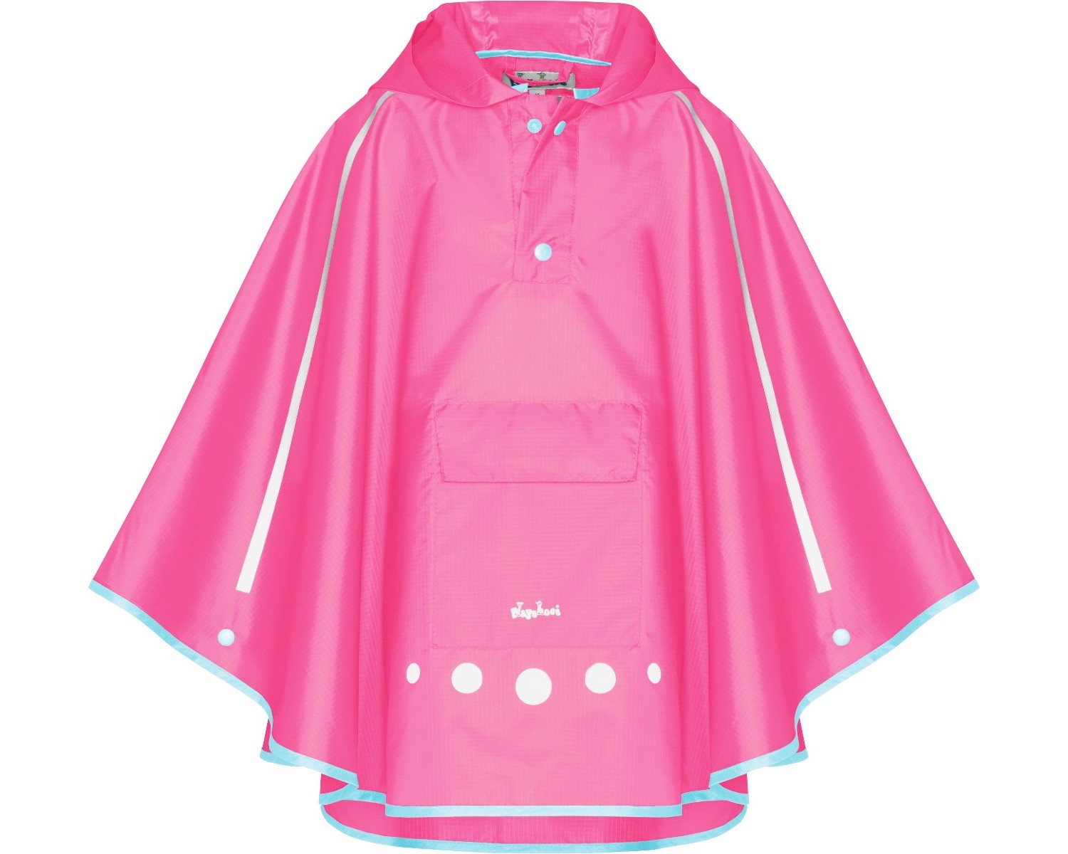 Dětské poncho pončo pláštěnka Playshoes neon