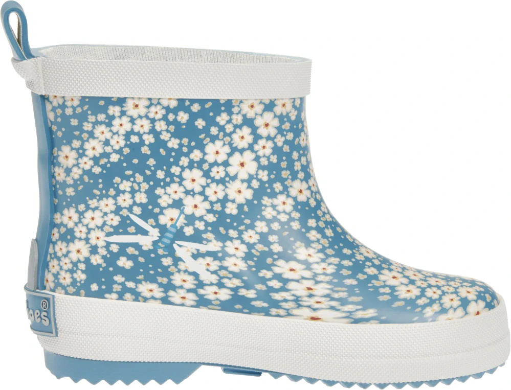 Dětské holinky nízké Playshoes květ s vážkou