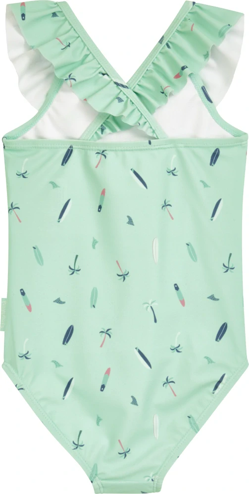 Jednodílné dívčí plavky surf palm Playshoes