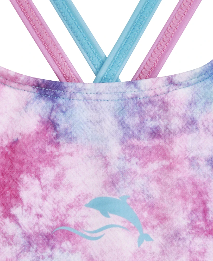 Jednodílné dívčí plavky batik Playshoes