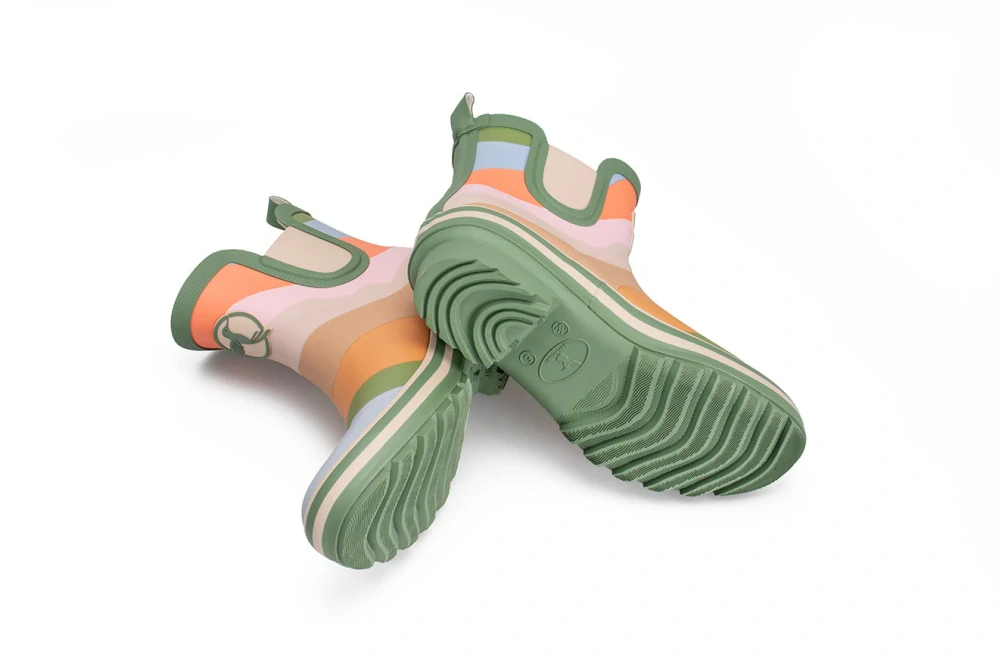 Dámské holinky Evercreatures nízké Polka dot puntík