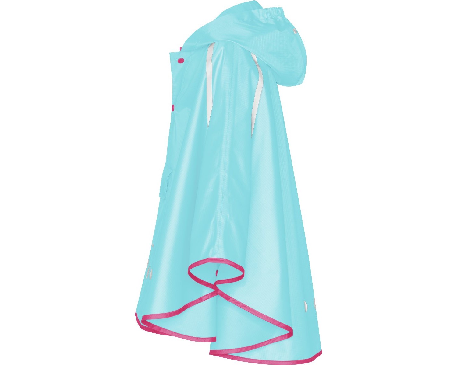 Dětské poncho pončo pláštěnka Playshoes neon