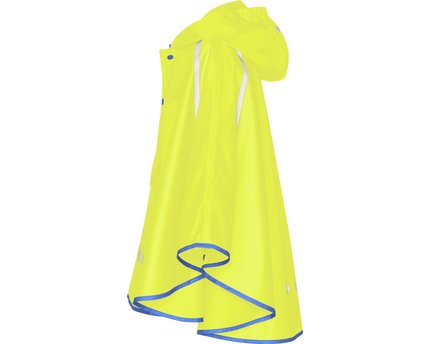 Dětské poncho pončo pláštěnka Playshoes neon