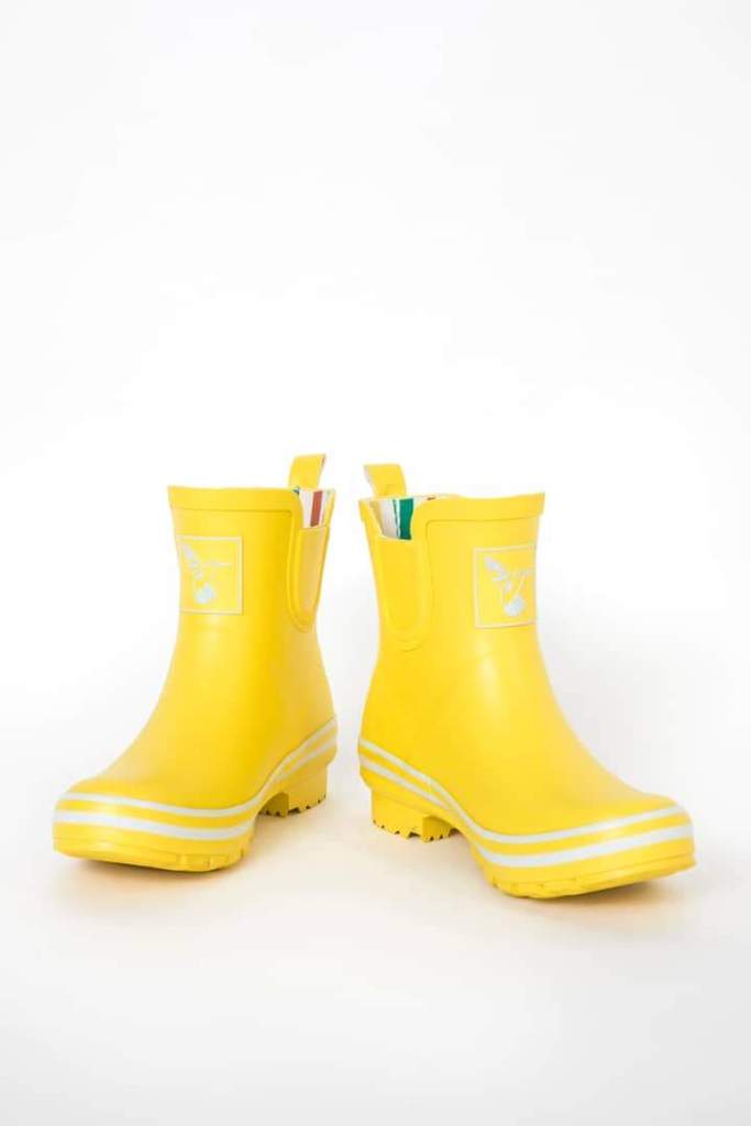 Dámské holinky Evercreatures nízké yellow žluté