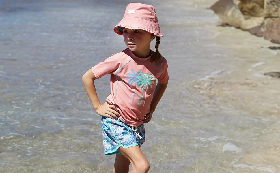 Playshoes Dětské plavkové šortky s UV ochranou UPF 50 palms