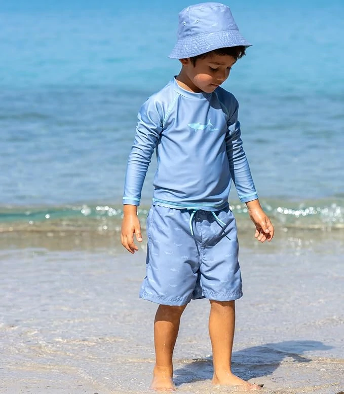 Dětský oboustranný UV klobouk 2v1 Playshoes žralok