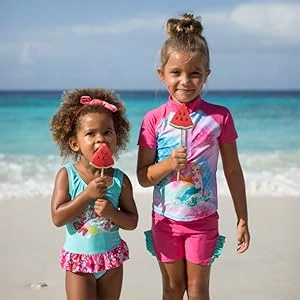 Jednodílné dívčí plavky jednorožec Playshoes