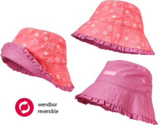 Klobouk 2v1 Playshoes s UV ochranou Hawaii květ