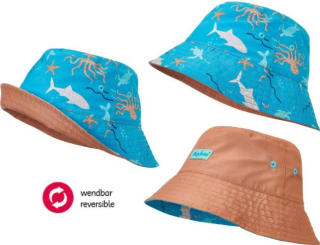 Klobouk 2v1 Playshoes s UV ochranou ryby