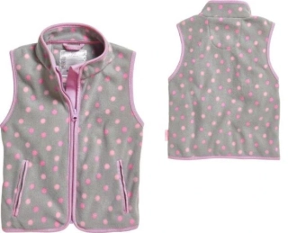 Flesová dětská vesta Playshoes puntík