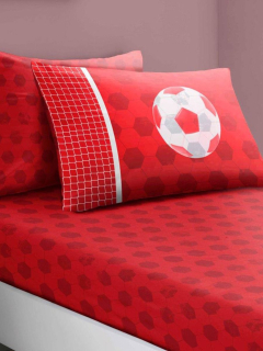 Sada prostěradla a povlak na polštář fotbal